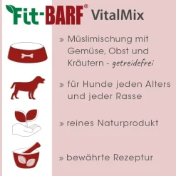 Fit-BARF VitalMix 450 g -sorbe-