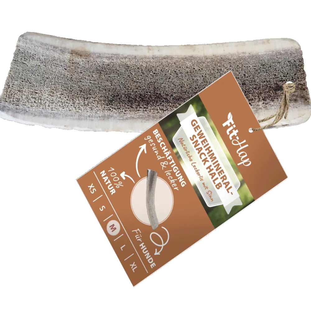 Fit-Hap Geweihmineral-Snack halb M (80-120 g)