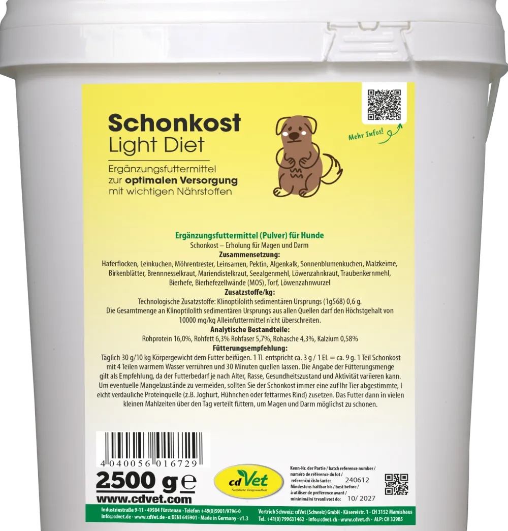 cdVet Schonkost 2,5 kg