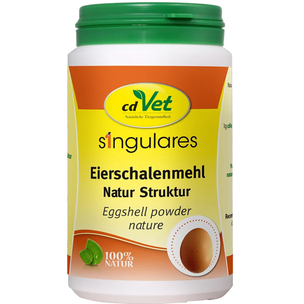 Singulares Eierschalenmehl Natur Struktur 350 g