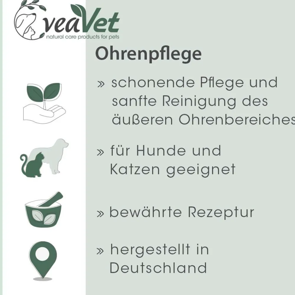 VeaVet Ohrenpflege mild 20 ml